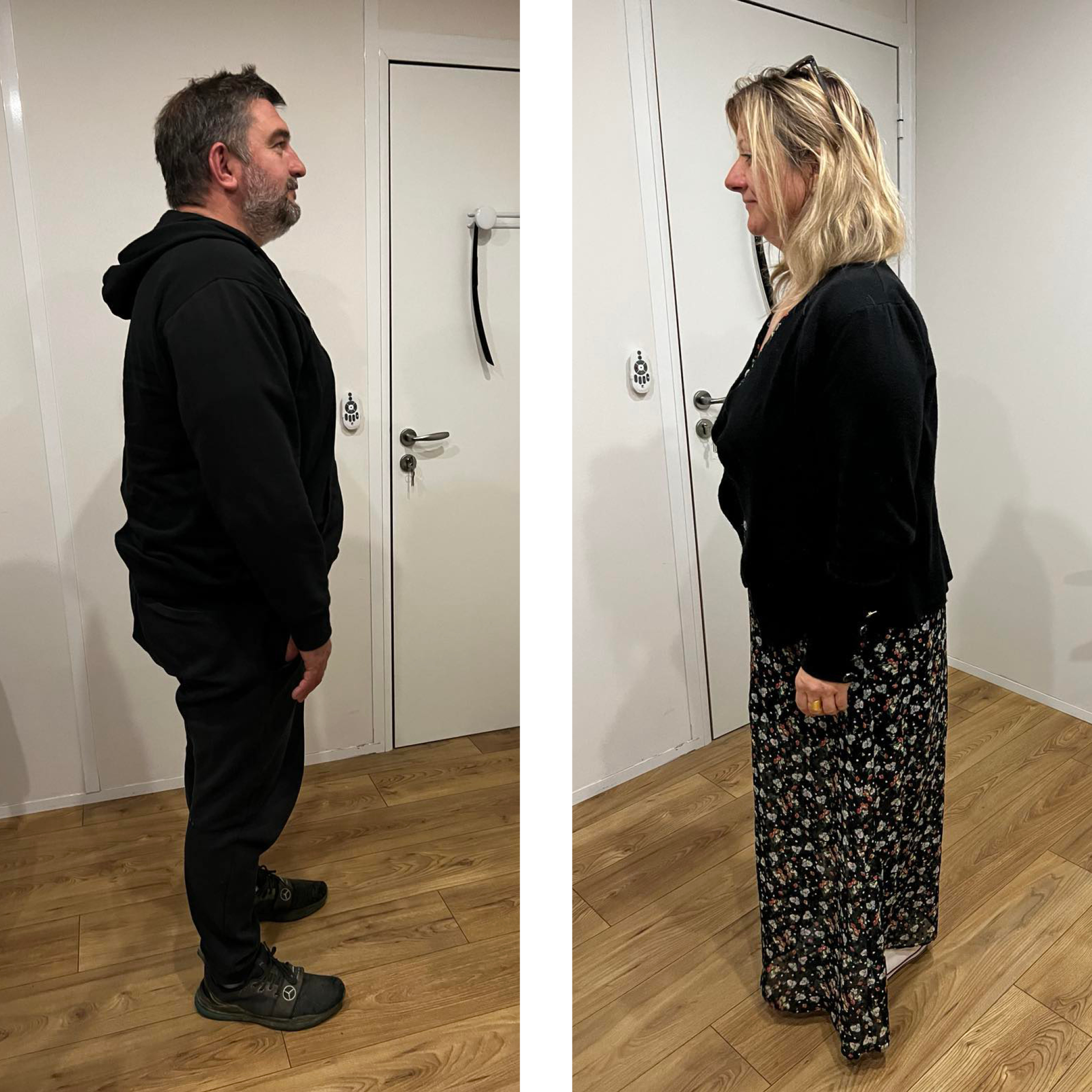 Séverine et Michaël avant leur rééquilibrage alimentaire