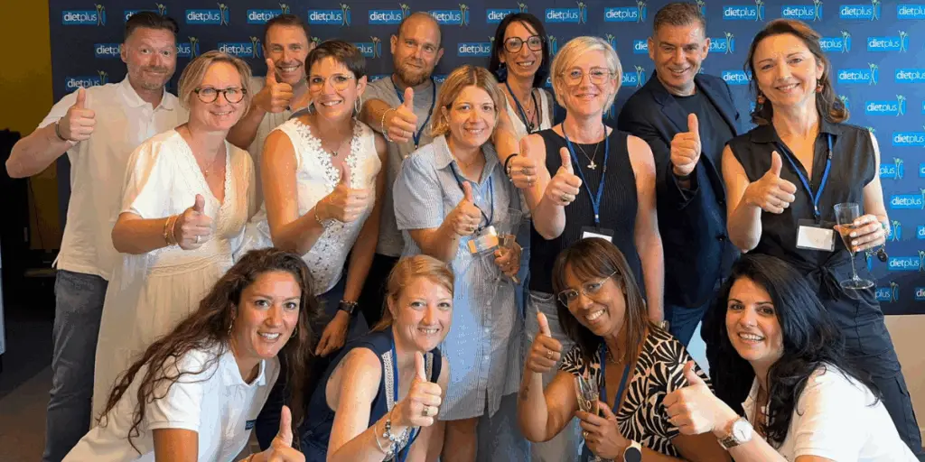 Les ambassadeurs dietplus pendant le week-end de shooting.